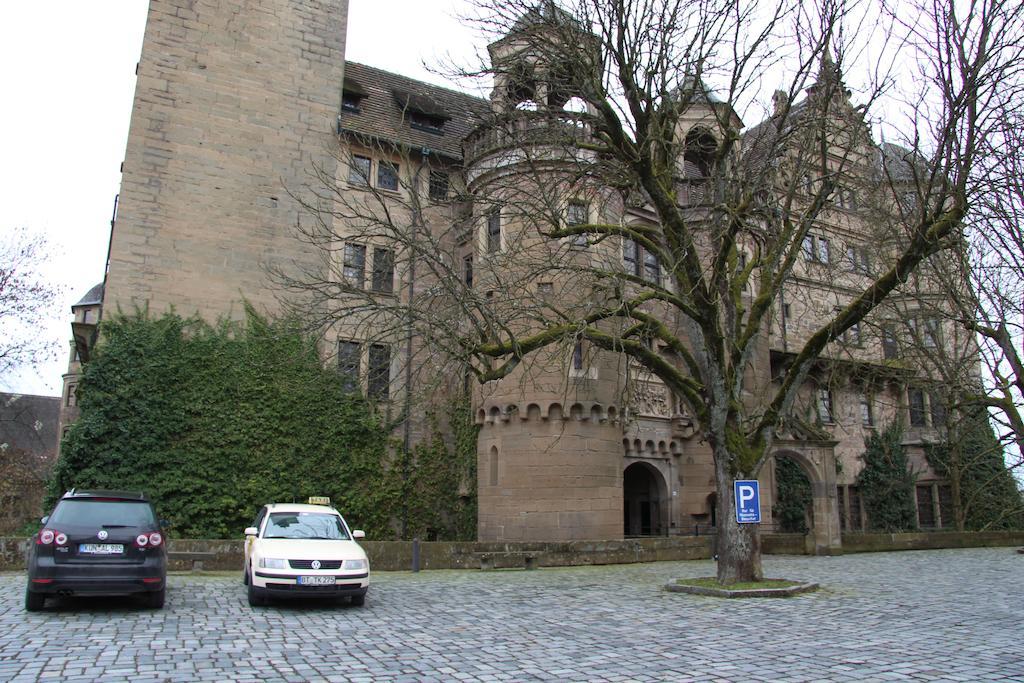 Hotel Am Schloss Neuenstein Neuenstein  Exterior foto